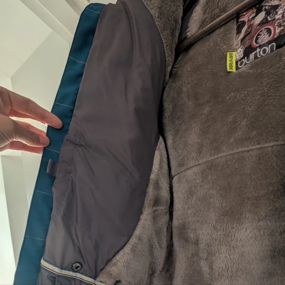 Burton DRYRIDE Snowboard Ski Jacket Blue Size XS - Picture 4 of 16